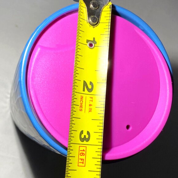 Starbucks 2022  12oz Mug Iridescent Blue Purple Wave Twist Open Lid Coffee Tea - Picture 9 of 16